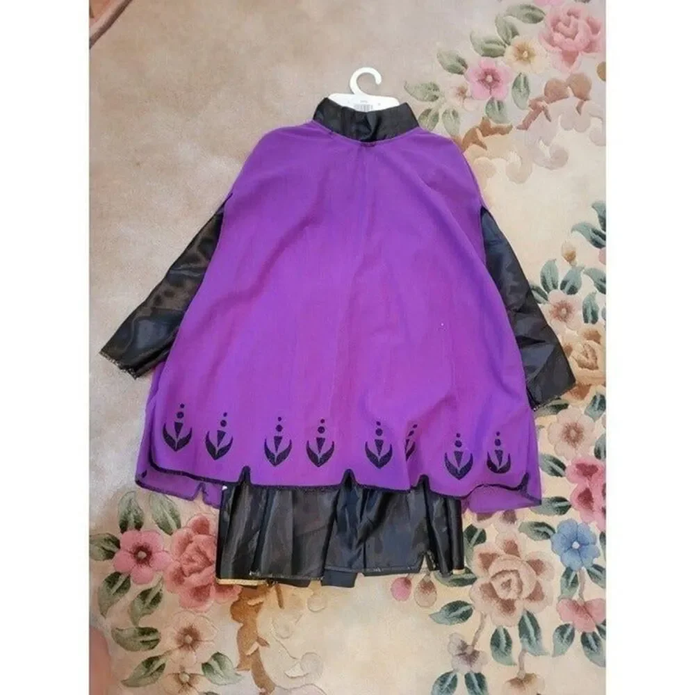 NEW Disney's Frozen 2 Anna Adventure Dress 2pc Dress and Cape Halloween Costume - Picture 5 of 10